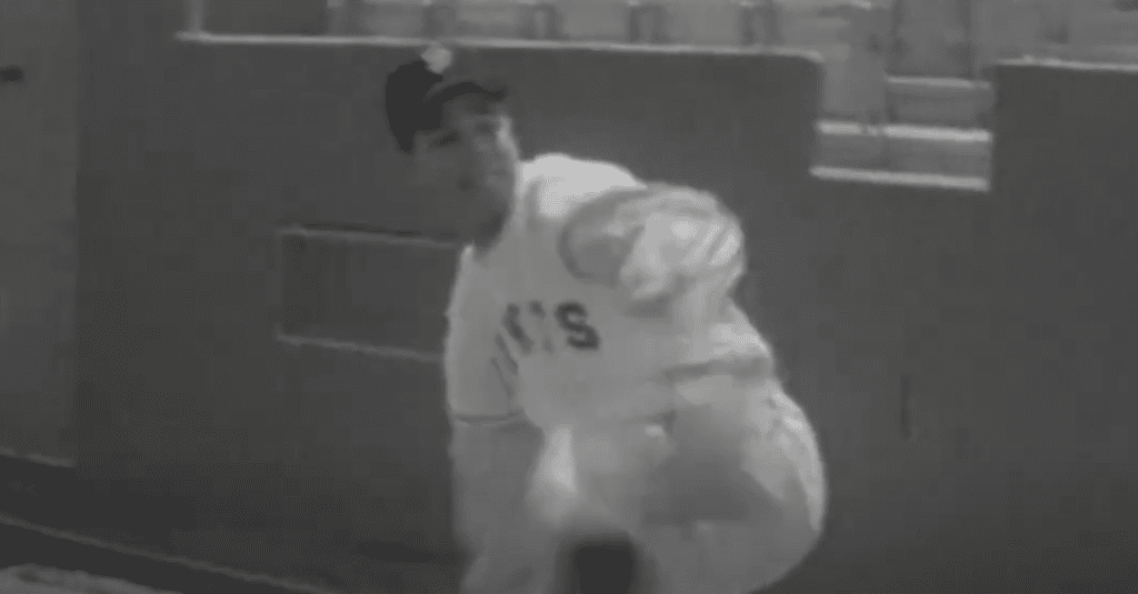 Historic image capturing Marichal and Spahn during their epic 1963 matchup.